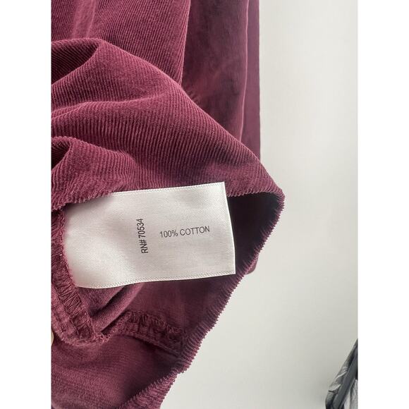Orvis Mens Shirt Extra Large Burgundy XL Button Corduroy Top Hunting Gorp - Picture 5 of 12